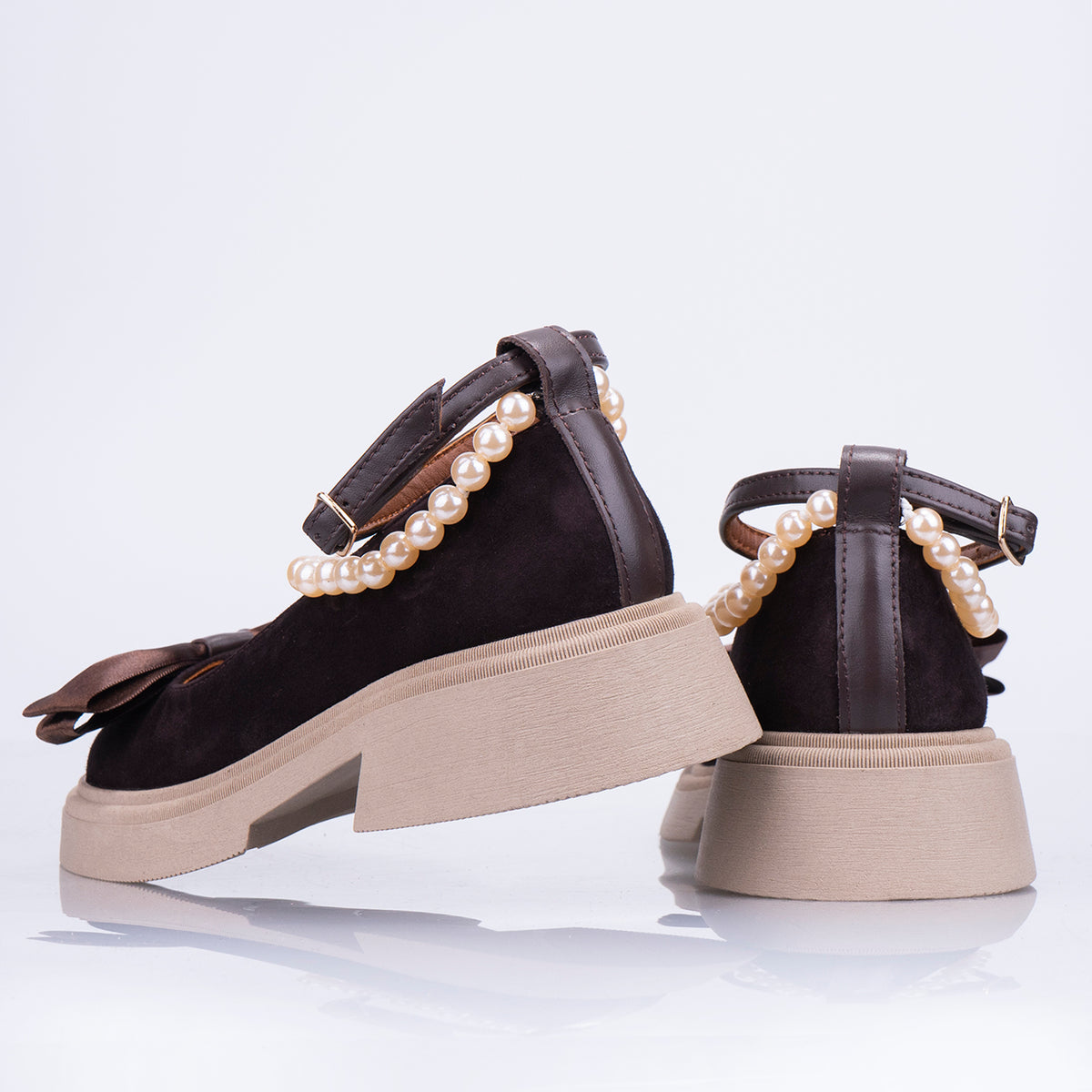 ДАМСКИ ОБУВКИ PEARL BROWN