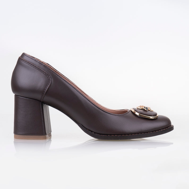 ELEGANT SHOES MAYA THE BEE BROWN