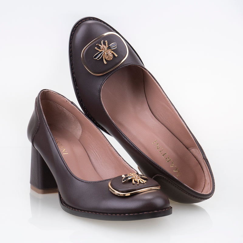 ELEGANT SHOES MAYA THE BEE BROWN
