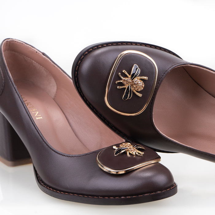 ELEGANT SHOES MAYA THE BEE BROWN