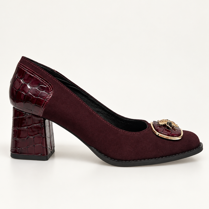 PANTOFI ELEGANȚI MAYA BURGUNDY