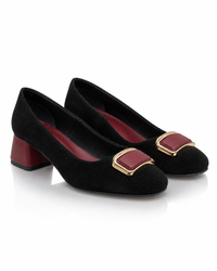 ЕЛЕГАНТНИ ОБУВКИ NORAH BLACK & RED