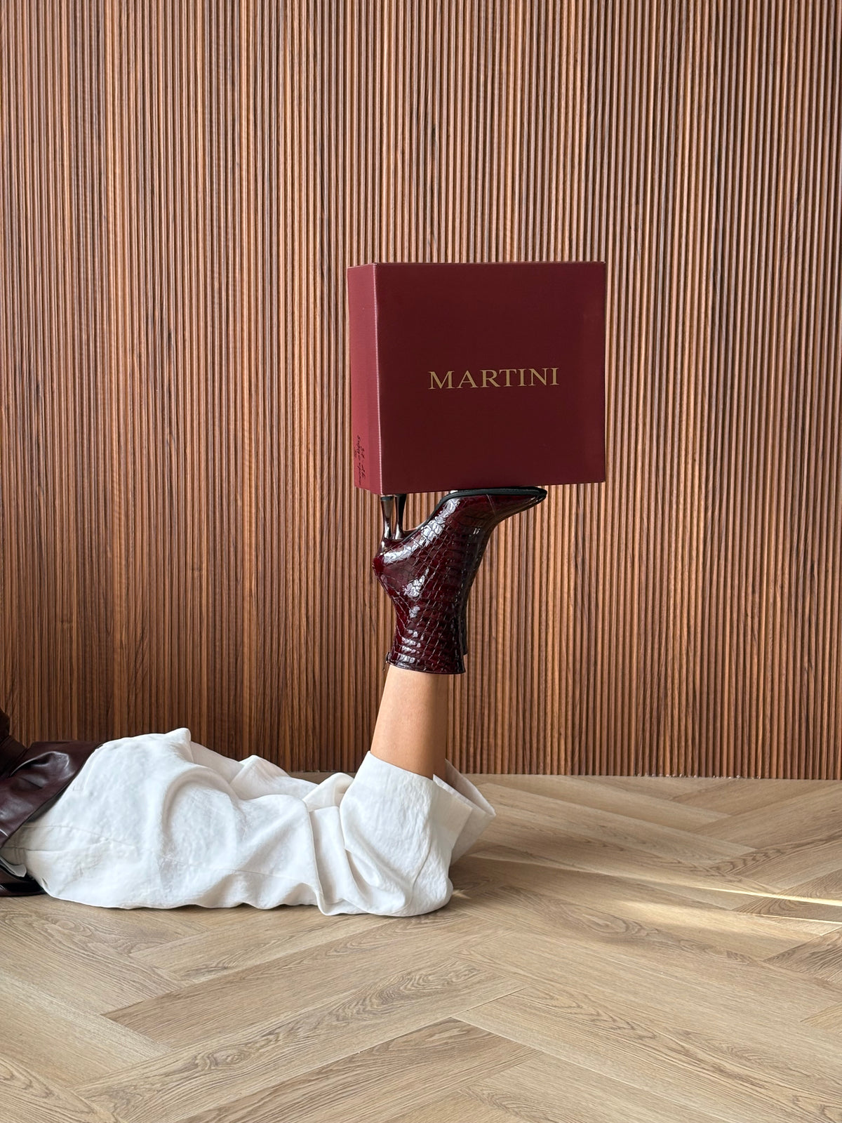 BOTINE ELEGANTE ANABEL BURGUNDY