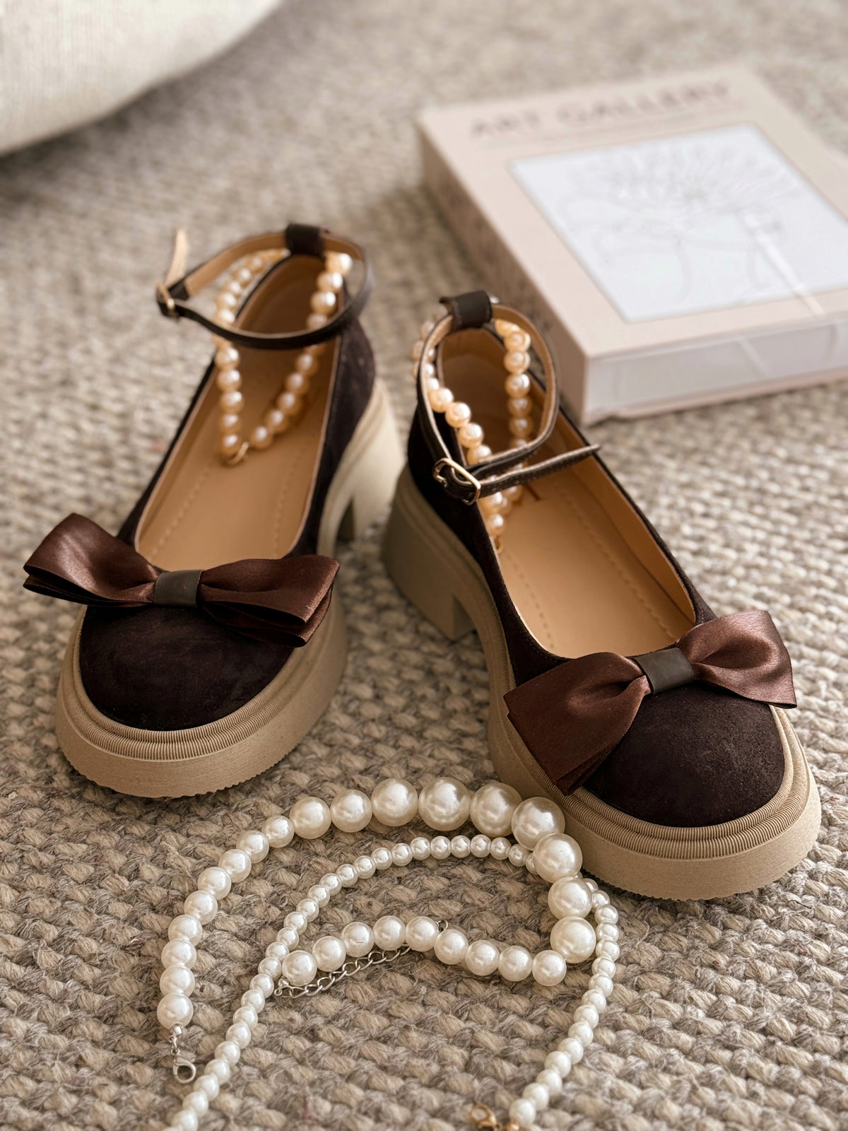 Pantofi damă Pearl Brown